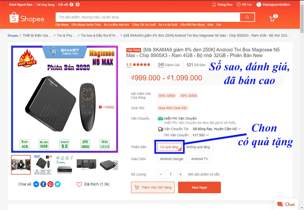Mua magicsee n5 max trên shopee